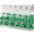 XINGYHENG 279Pcs 18 Sizes Rubber O-Ring Gasket Sealing Ring Repair Box Washer Seal Assortment Set for General Repair