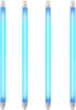 coospider-repta 4 Pack 8W T5 Replacement UV Bulb Compatible with Bell and