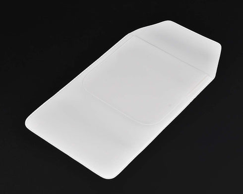 DS. DISTINCTIVE STYLE 10 Pieces PVC Pocket Protectors for School, Hospital, Office Supplies (White)