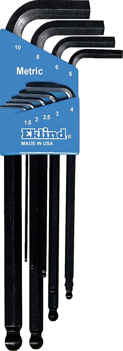 Eklind 13222 Ball-Hex L-Key Allen Wrench Combo, 22-Piece Set