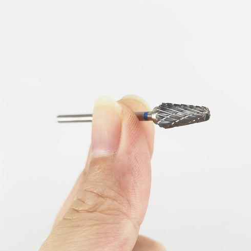 Airgoesin 10pcs HP Cutting Burs Drill Polisher, Tungsten Carbide, 2.35mm Shaft for Plaster Alloy Acrylic Cleaning