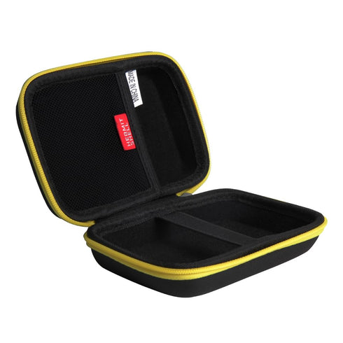 Hermitshell Hard Travel Case for FNIRSI Geiger Counter Nuclear Radiation Detector - Black+Yellow Zipper