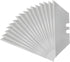 100 Pack Utility Knife Blades, SK5 Steel Replacement Blades for Most Standard Utility Knives, Razor Standard