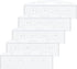 Pawfly 5 Pack Horizontal Half Card Badge Holders with Grippers, Hard Transparent Protectors for IDs and Credit Cards