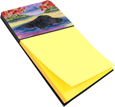 Carolines Treasures Large Sticky Note Holder, Curly Coated Retriever, Multicolor