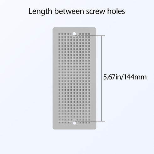 LeMotech 2pc Junction Box Mounting Plate, ABS Plastic Internal Panel with Screws for Electrical Box Installation
