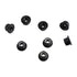 8PCS Flange M4 Lock Nuts, Serrated Nylon Self-Tightening Aluminum M4 Wheel Hardware for Axial HPI TLR ECX RC Car