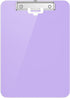 Hongri Plastic 8.5 x 11 Clipboards, Purple A4 Clipboard for Nurses, Students, Teachers, Office and School, Size 12.5 x