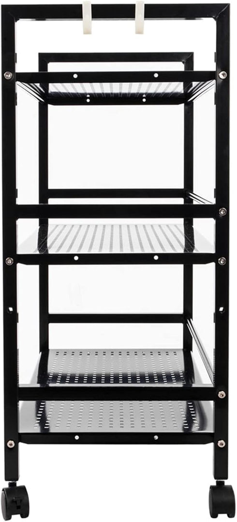 be current 3-Tier Cart,3-Shelf Utility Cart with Wheels Kitchen Island Trolley Serving Storage Shelf,Metal Rolling