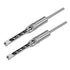 uxcell Square Hole Drill Bit, 3/8" High-Carbon Steel for Woodworking, 2 Pcs
