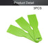 Utoolmart 2" Plastic Flexible Putty Scraper Knives, 3Pcs for Taping Drywall Wall Painting Green