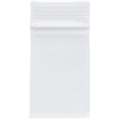 Plymor 2" x 3" Heavy Duty Zipper Reclosable Plastic Bags (Pack of 200), 4 Mil
