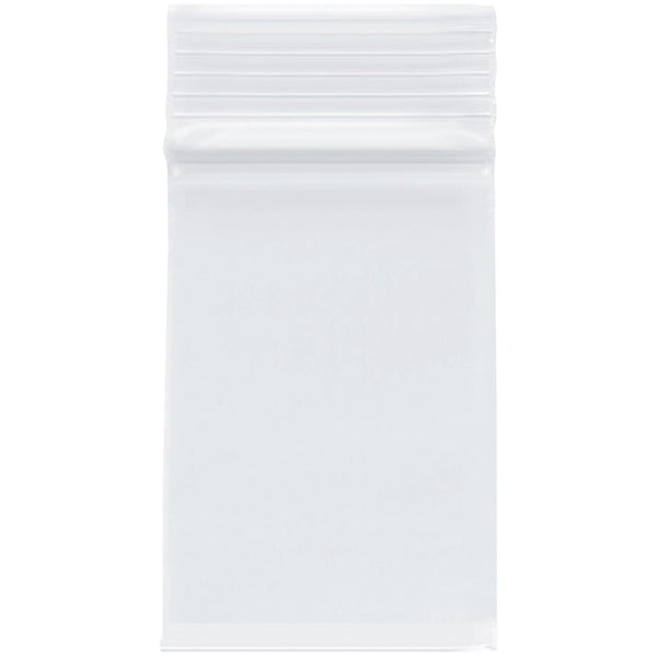 Plymor 2" x 3" Heavy Duty Zipper Reclosable Plastic Bags (Pack of 200), 4 Mil