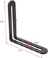4 (3.15x3.15in Xiaoyztan Pcs Stainless Steel Reinforced L-Shape Corner Brackets Slotted Adjustable Corner Braces