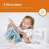 Zazu Kids Nightlight Plush Toy - Max The Monkey Stuffed Animal Night Light with Soothing Sound Machine for Babies