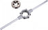 uxcell Die Stock Handle Wrench Set, Adjustable Wrench Hand Tool, M16 x 2 Threading Round Die, 38mm Holder
