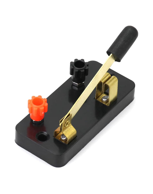 QWORK Educational Single Pole Cutter Switch, 20 Pack Single Throw Electrical Switch for Physics Laboratory Equipment
