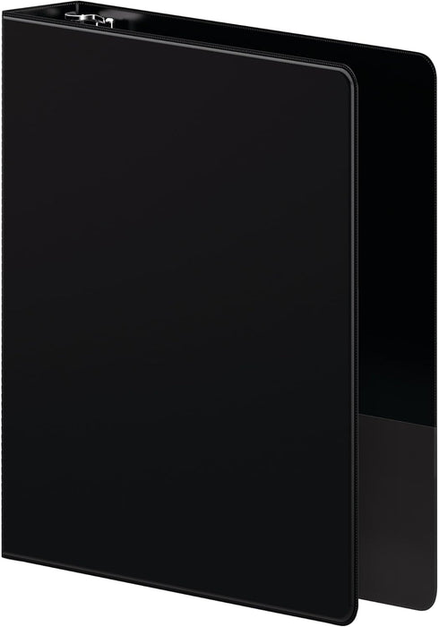 Wilson Jones Heavy Duty Round Ring Binder with Extra Durable Hinge, 1-Inch, Black (W364-14B) by Wilson Jones