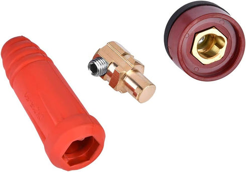 DKJ Series Welding Cable Joint Quick Connector, Male Plug and Panel Socket Adapter
