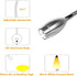 ALLDIO (3W, Plug in Wall Sconce, Wall Mount Book Lights for Reading in Bed, Minimalist LED Bedside Reading Lamp