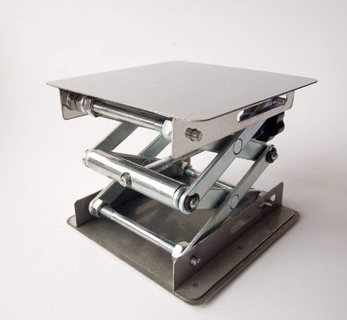 Stainless Steel Lab Jack Scissor Stand Platform, 8" x 8"
