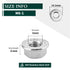 M6-1.0 Serrated Flange Hex Nuts, 50 pcs, 304 Stainless Steel, Bright Finish, Full Thread, DIN6923