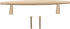 Luxshiny Brass Cabinet Pulls Spacing Minimalist Drawer Handles for Wardrobes Dressers Bedside