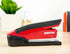 Bostitch Stapler with 1260 Staples, InPower Red Spring Powered Stapler with Built-in Staple Remover for Desk