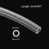 Pneumatic Tubing Pipe,8mm x 5mm Clear PU Polyurethane Tube,6.6FT 2M,PU Air Line Tubing Hose Tubes for Air Compressor,Fluid Transfer,Air Brake