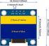 KEAcvise 3pcs 0.96 inch ssd1306 i2c OLED Display Screen Module - Compact self-Luminous mini LCD Screen for arduino