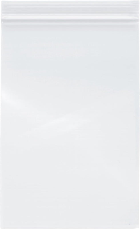 Plymor 6 Mil Industrial Duty Zipper Reclosable Plastic Bags, 6" x 9" (Pack of 100)