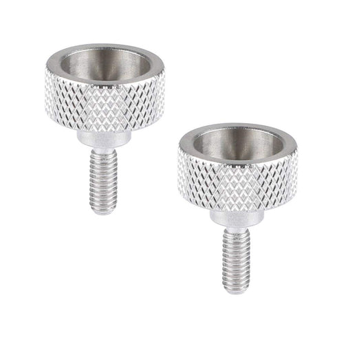 CAMVATE M4 Thumb Screw - Button Head Cap Screw Brass Nickel (2 Pieces) - 1988