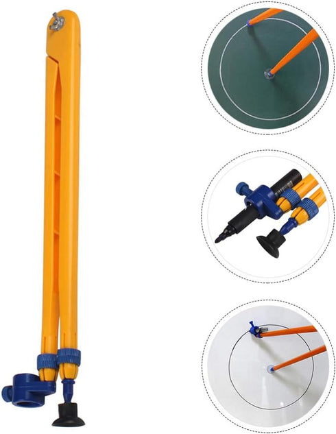 Whiteboard Compass for Geometry Math Teaching Tool, Drafting and Woodworking Demonstration Compass