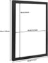 TORASO Magnetic Dry Erase White Board, Vintage Black Frame, 18"x 24", Wall Hanging for Office/School/Home Memo