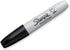 Sanford 38201 5.3mm Dozen Sharpie Permanent Marker Chisel Tip Black
