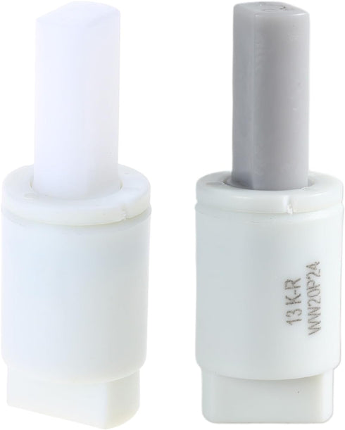 DRAGONRUN Toilet Seat Buffer Cushions Slow-Close Hinges Dampers for Toilet Seat Slow-Down Connectors, White, Modern