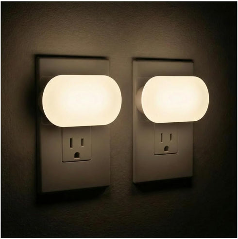 Lights by Night Mini Bright Night Light, Plug-in, Dusk-to-Dawn Sensor, Adjustable &