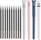RIANCY 0.4mm Erasable Gel Pens 12 Pack Cute Cartoon Animal Rollerball Refillable Pens for Adult Writing Kids