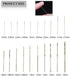 Pin Vise Hand Drill with 20 PCS Micro Twist Drill Bits Set, Manual Drill Bits for Jewelry Making and Hobby