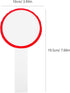 STOBOK 6pcs Small Dry Erase Boards, Handheld Whiteboard Paddle Boards for Kids, White Board for Erasing