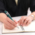 Ballpoint Pen with Stylus Tip, Soft Touch Click Pen, 2 in 1 Metal Pens, Medium Point (20 pcs Black refills)