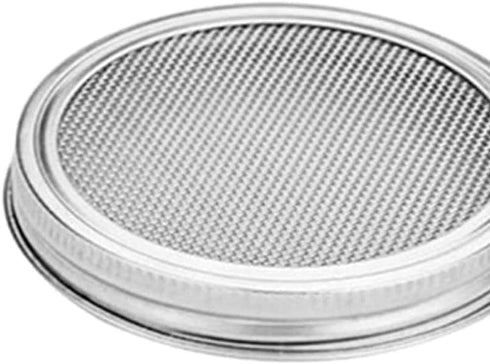 Baoblaze Set Wide Mouth Jar Sprouting Lid for Growing Broccoli