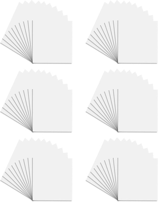 Haploon 60 Pcs 3x5 Inch Blank Note Pads, 50 Sheets Per White Scratch