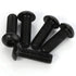 1/4-20 x 3/4" Button Head Socket Cap Screws, Allen Socket Drive, Black Oxide, Alloy Steel, 25 PCS