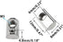 2020 Series M5 T Slot Nuts Roll-in Spring Ball Loaded Elastic Nuts, 15 Pack Carbon Steel for 3D Printer