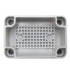 MAKERELE Waterproof Outside Electrical Box Grey 3.74 x2.56 x2.17 (956555mm) IP67 Small ABS Plastic Case with 2 NPT