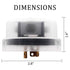 Twist-Lock Thermal Photocontrol with Time Delay for Outdoor- Controls Lighting,120-Volt,Twist Lock Light Sensor with Photocell,Dusk to Dawn Light Sensor-1PC