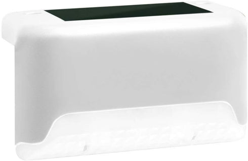 IdeaWorks Automatic Solar Deck Lights, Wireless Path Lighting - Set of 3, White