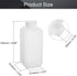 Othmro 10pcs 250ml Plastic Lab Chemical Reagent Bottles, Small Mouth Liquid Storage Containers