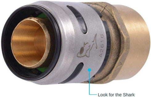 SharkBite 1 Inch EvoPEX Female Adapter, Push to Connect Plumbing Fitting